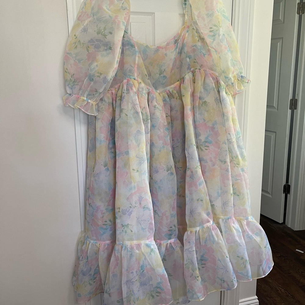 Selkie French puff dress 5X